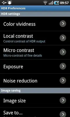HDR Camera android App screenshot 1